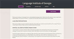 Desktop Screenshot of languageinga.com